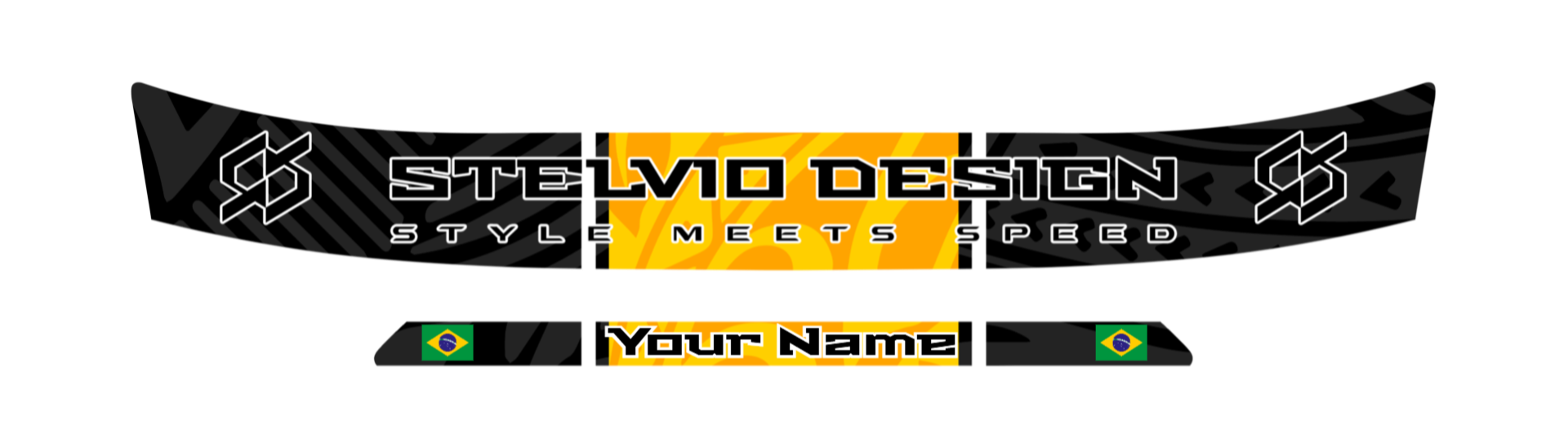 Custom Visor Sticker 7