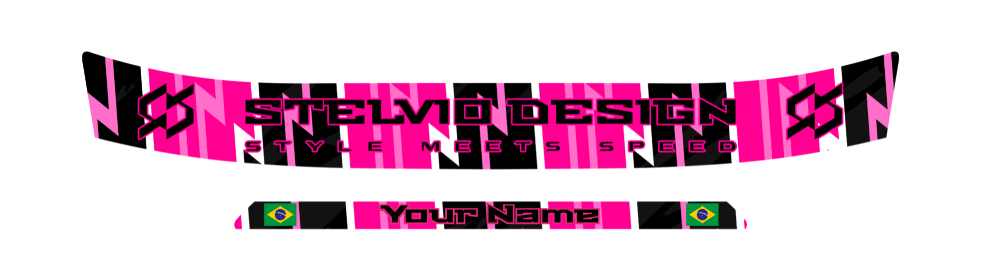 Custom Visor Sticker 8