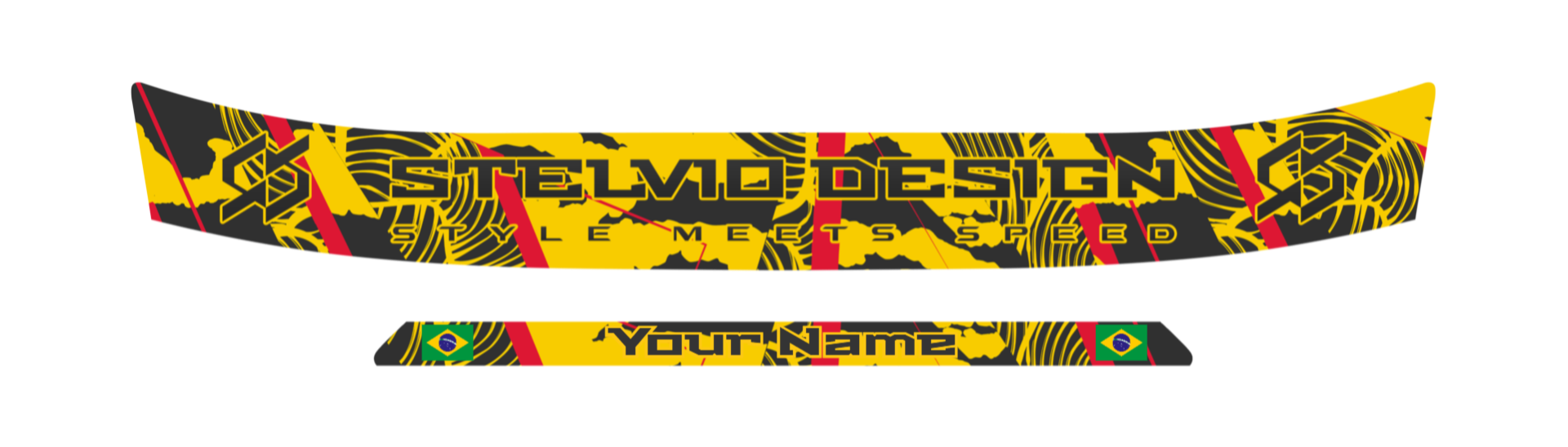 Custom Visor Sticker 18
