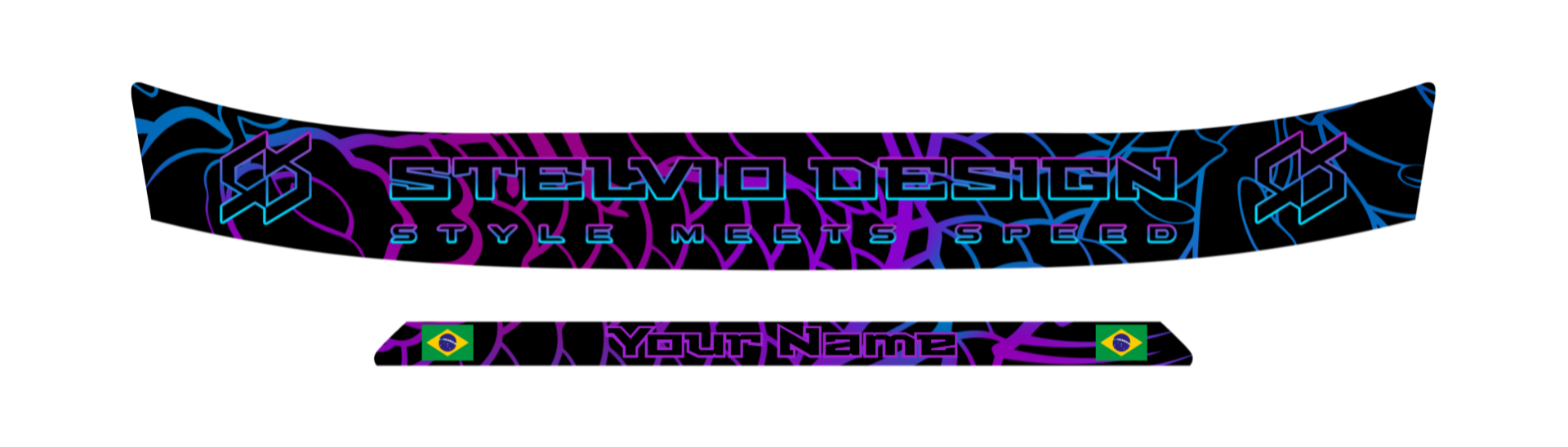 Custom Visor Sticker 20