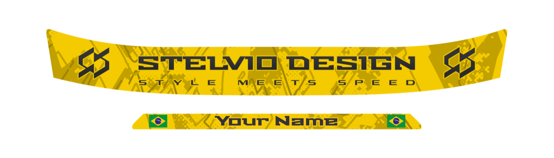 Custom Visor Sticker 17