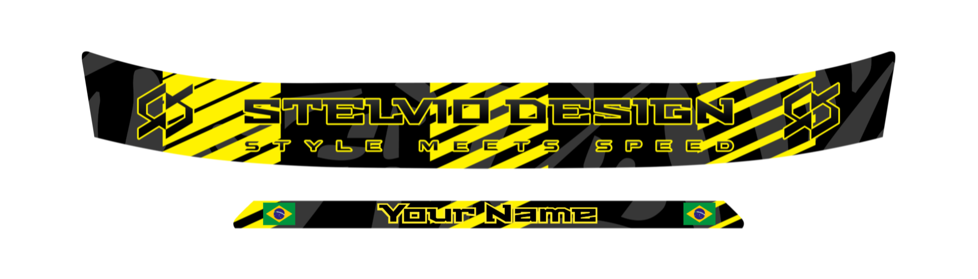 Custom Visor Sticker 14