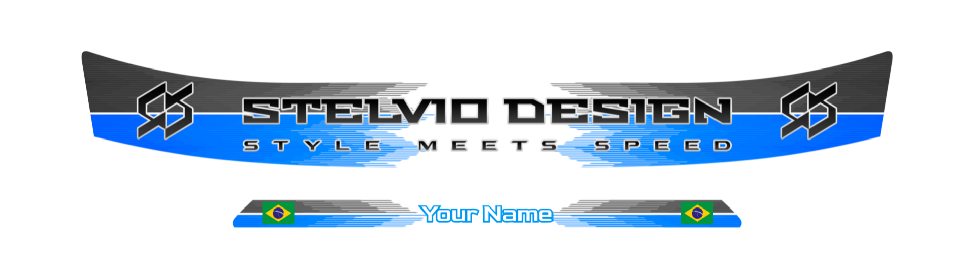 Custom Visor Sticker 2