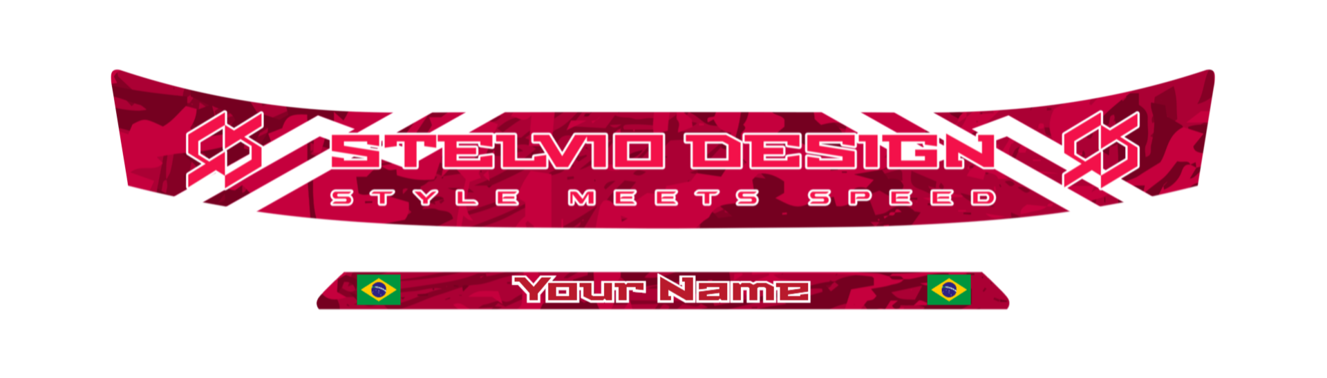 Custom Visor Sticker 15