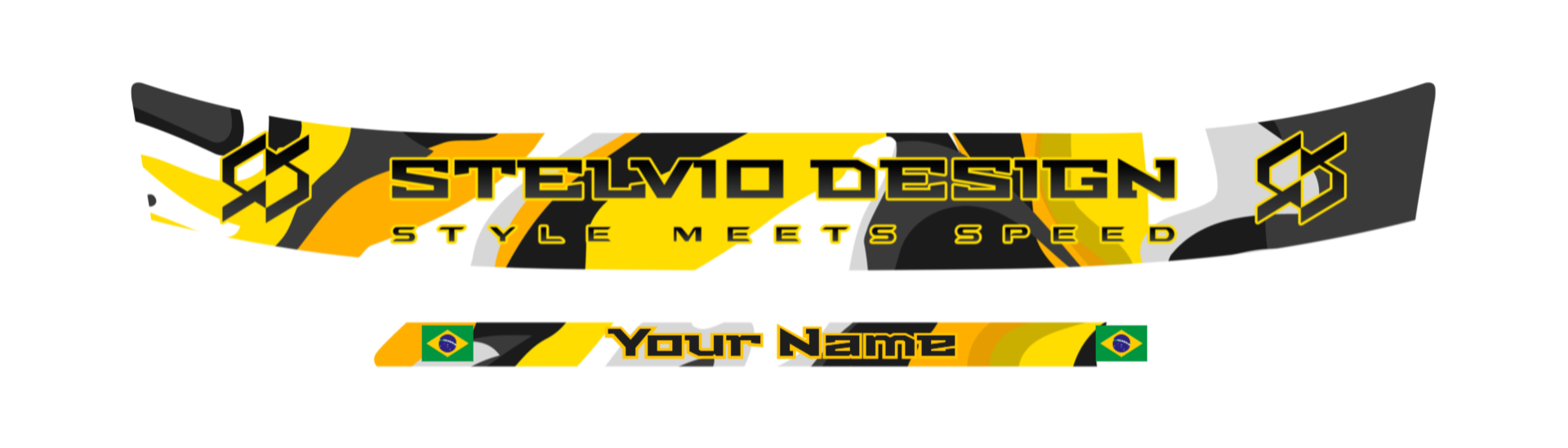 Custom Visor Sticker 4