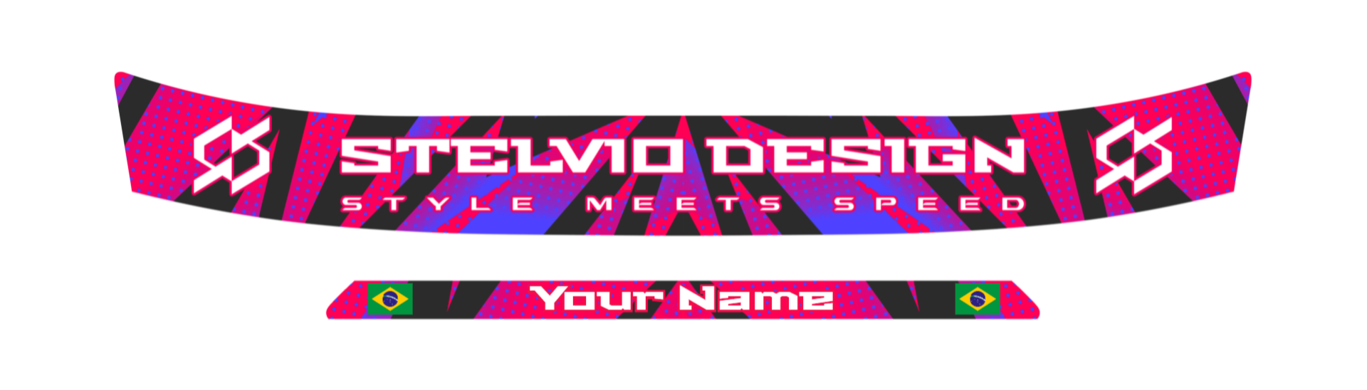 Custom Visor Sticker 11