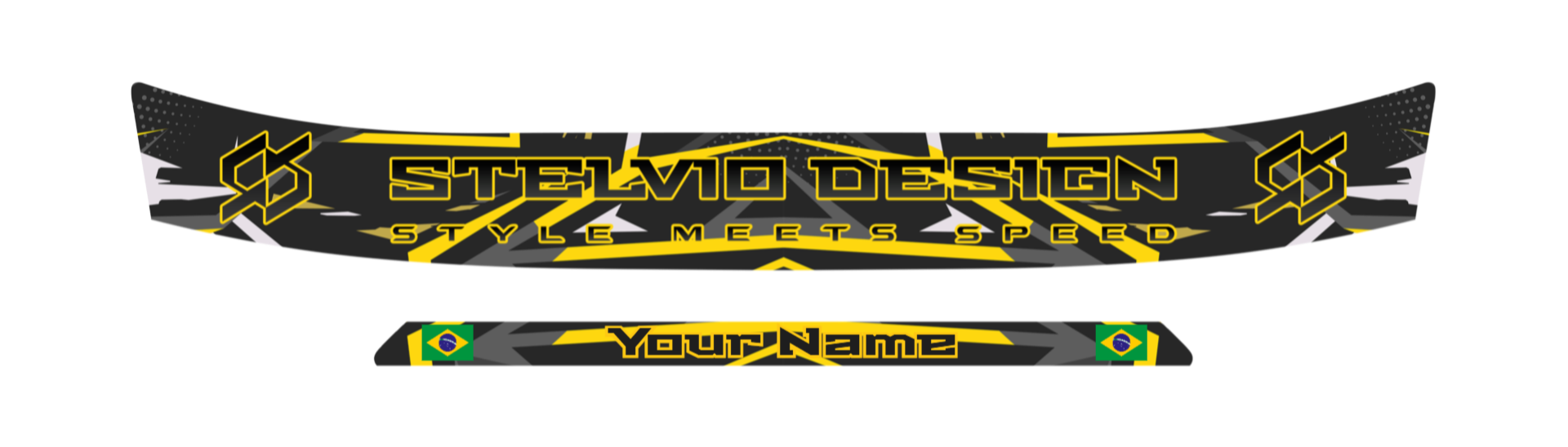 Custom Visor Sticker 5