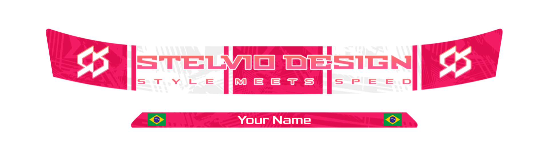 Custom Visor Sticker 1