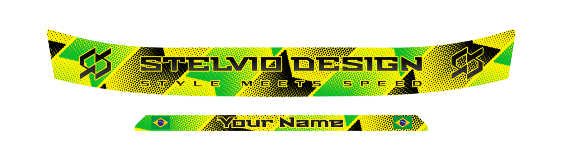 Custom Visor Sticker 3