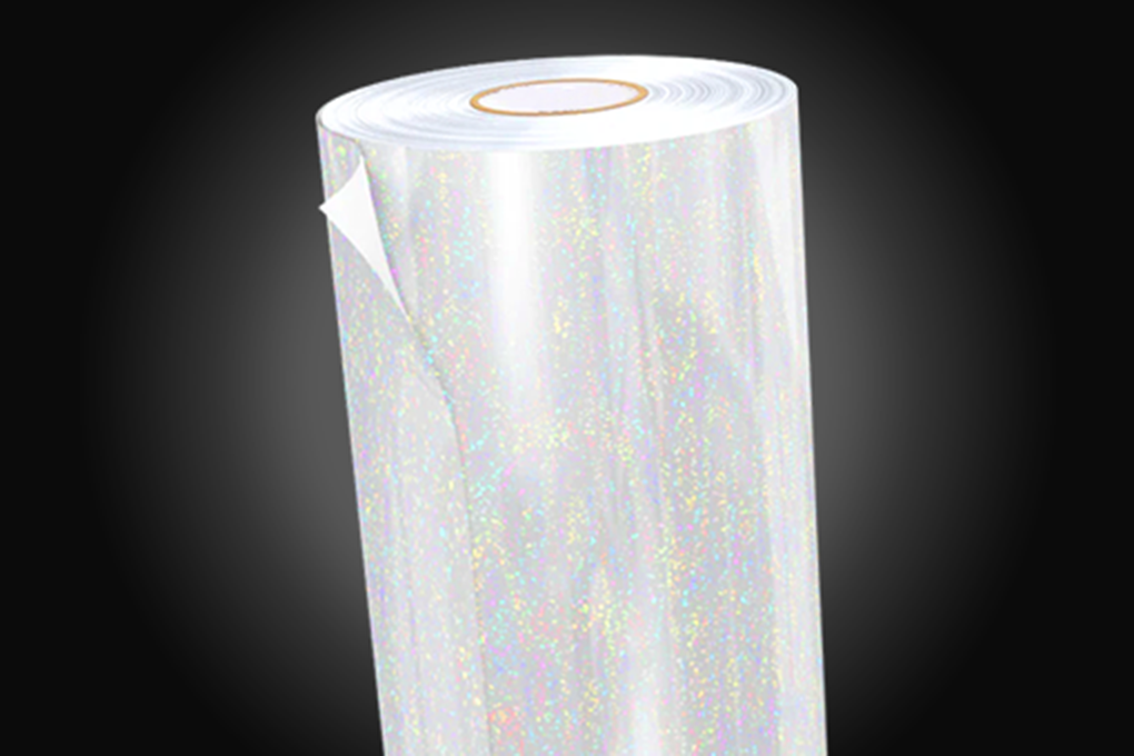 Holographic Metal Flake Laminate Finish